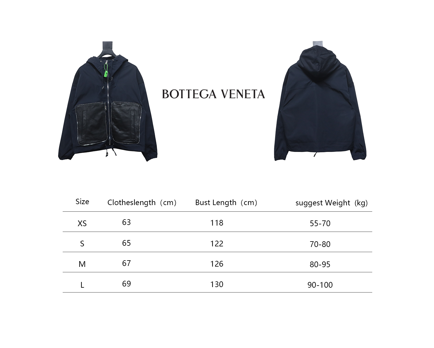 Bottega Veneta 24FW Lambskin Jacket Black