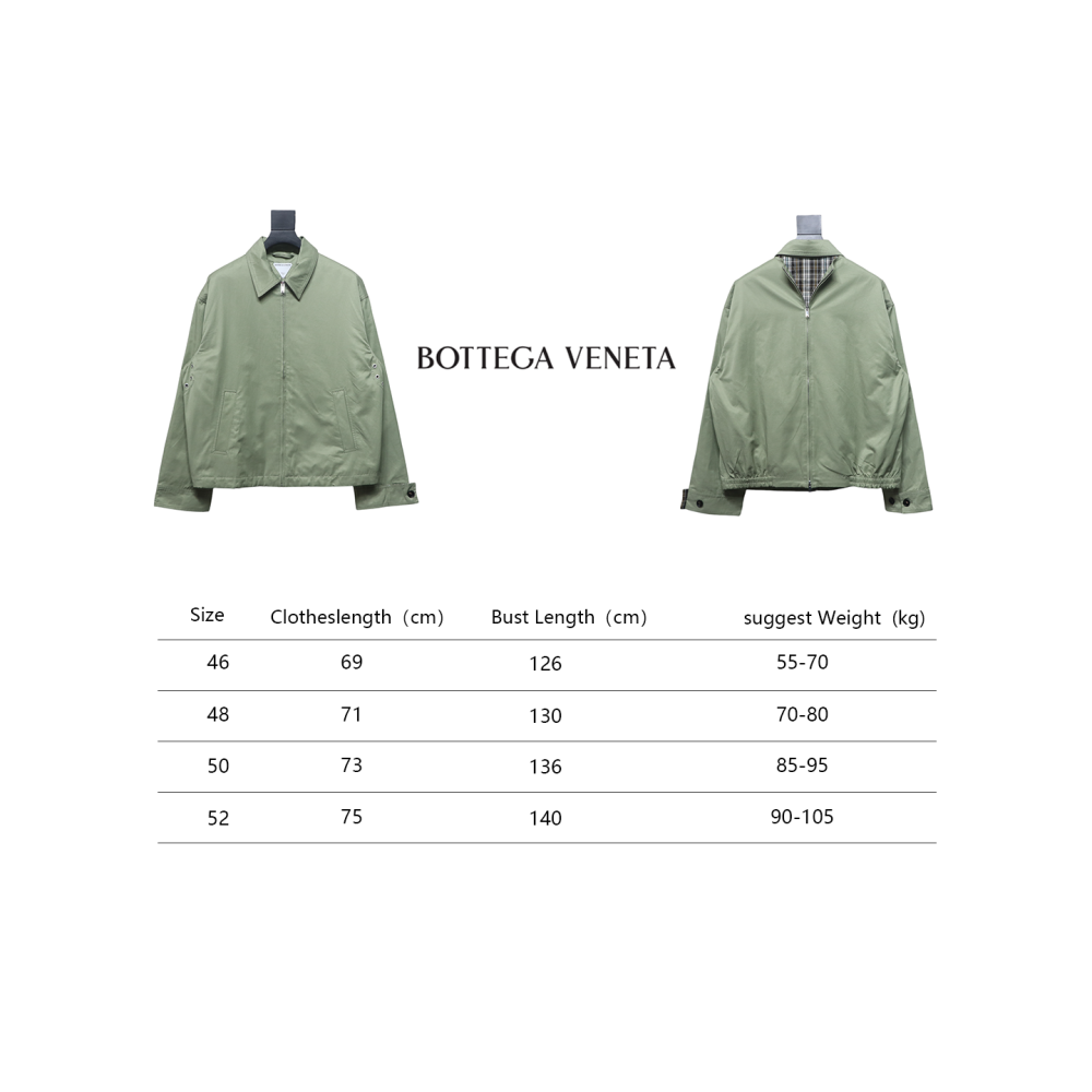 Bottega Veneta 24FW Lambskin Jacket Green