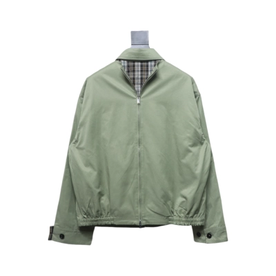 Bottega Veneta 24FW Lambskin Jacket Green 01