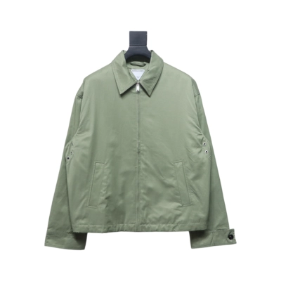 Bottega Veneta 24FW Lambskin Jacket Green 02