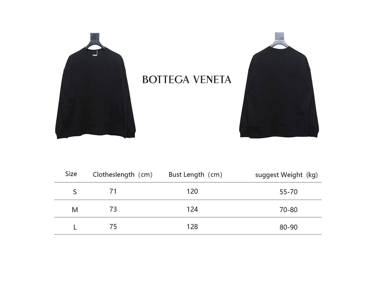 Bottega Veneta 24FW Loose Long Sleeve Black