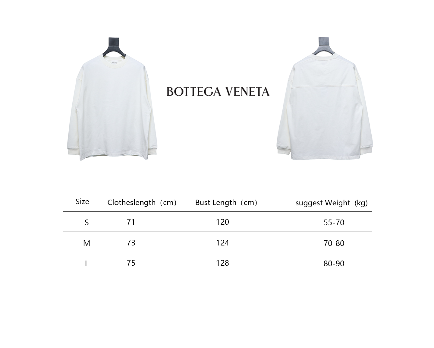 Bottega Veneta 24FW Loose Long Sleeve White