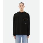 Bottega Veneta 24FW Studded Pocket Loose Long Sleeve Black