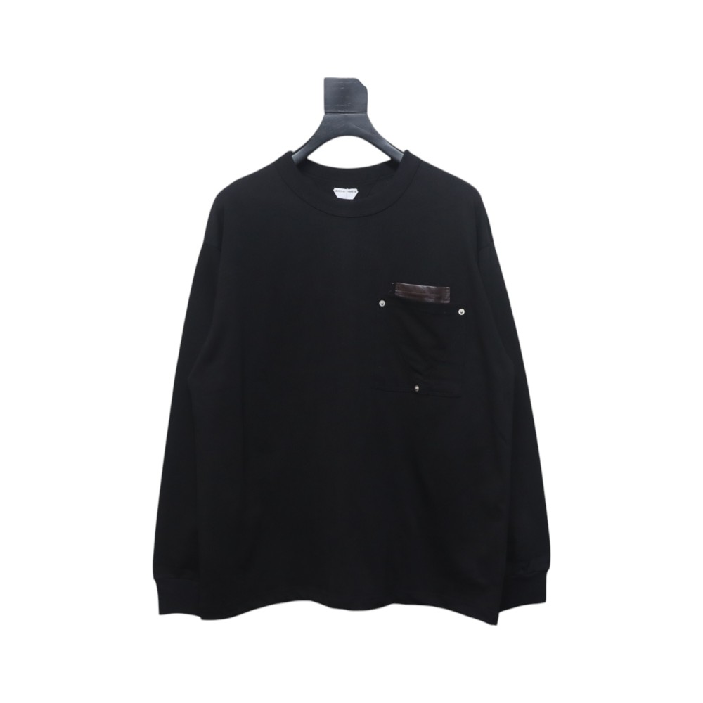 Bottega Veneta 24FW Studded Pocket Loose Long Sleeve Black