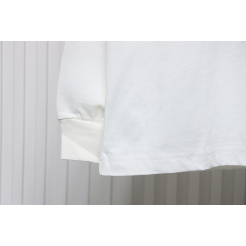 Bottega Veneta 24FW Studded Pocket Loose Long Sleeve White