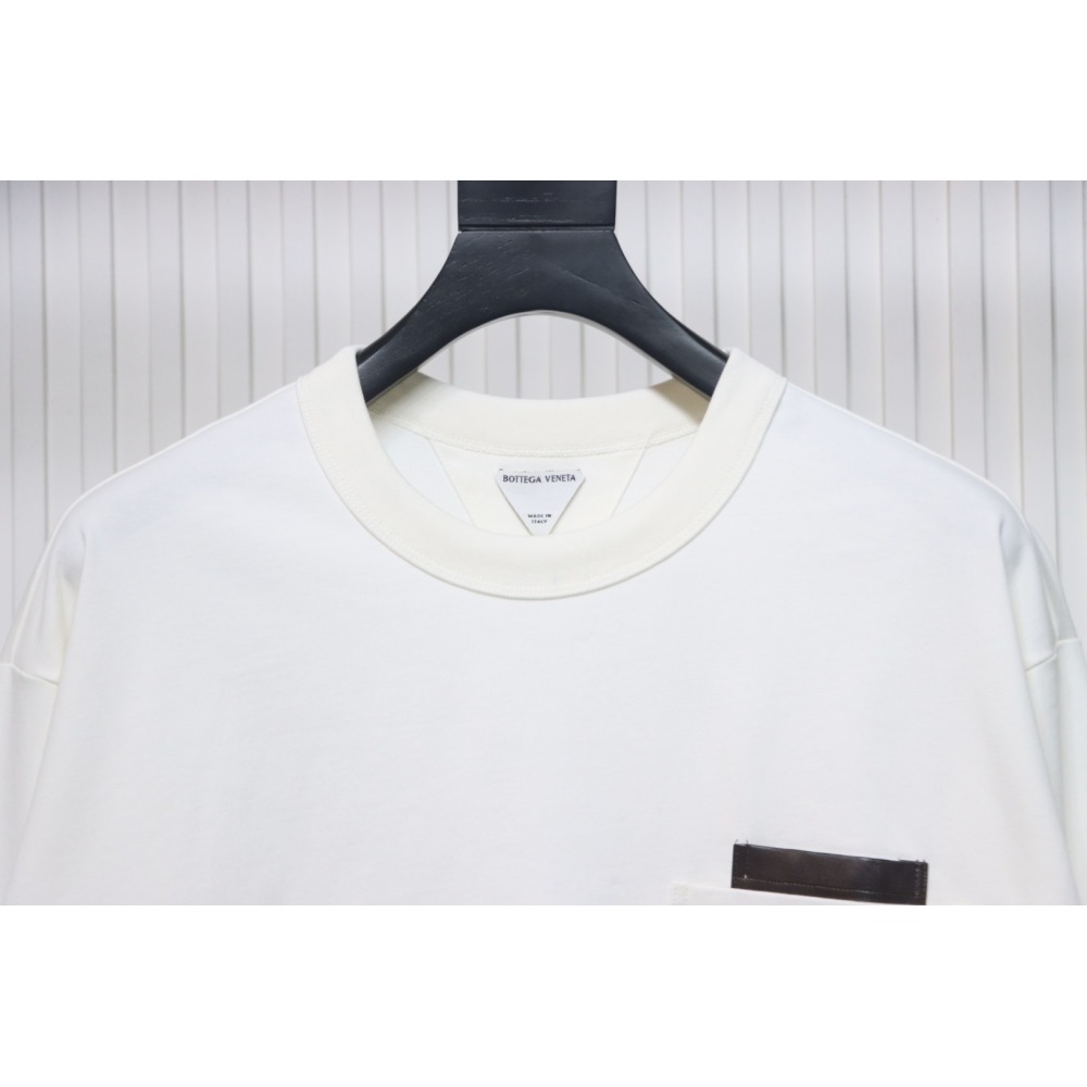 Bottega Veneta 24FW Studded Pocket Loose Long Sleeve White