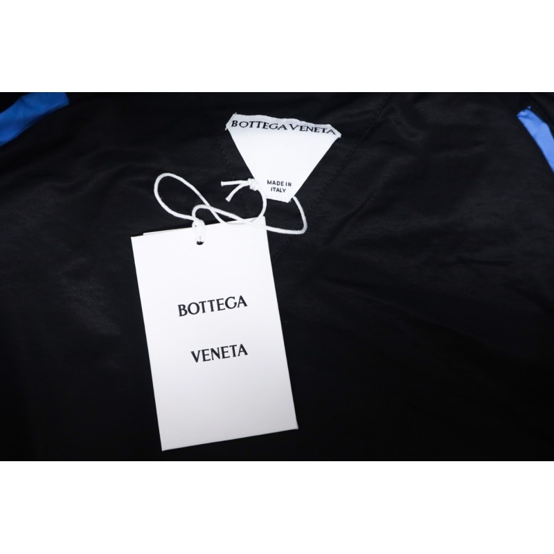 Bottega Veneta Blue Tracksuit with Stand-Up Collar