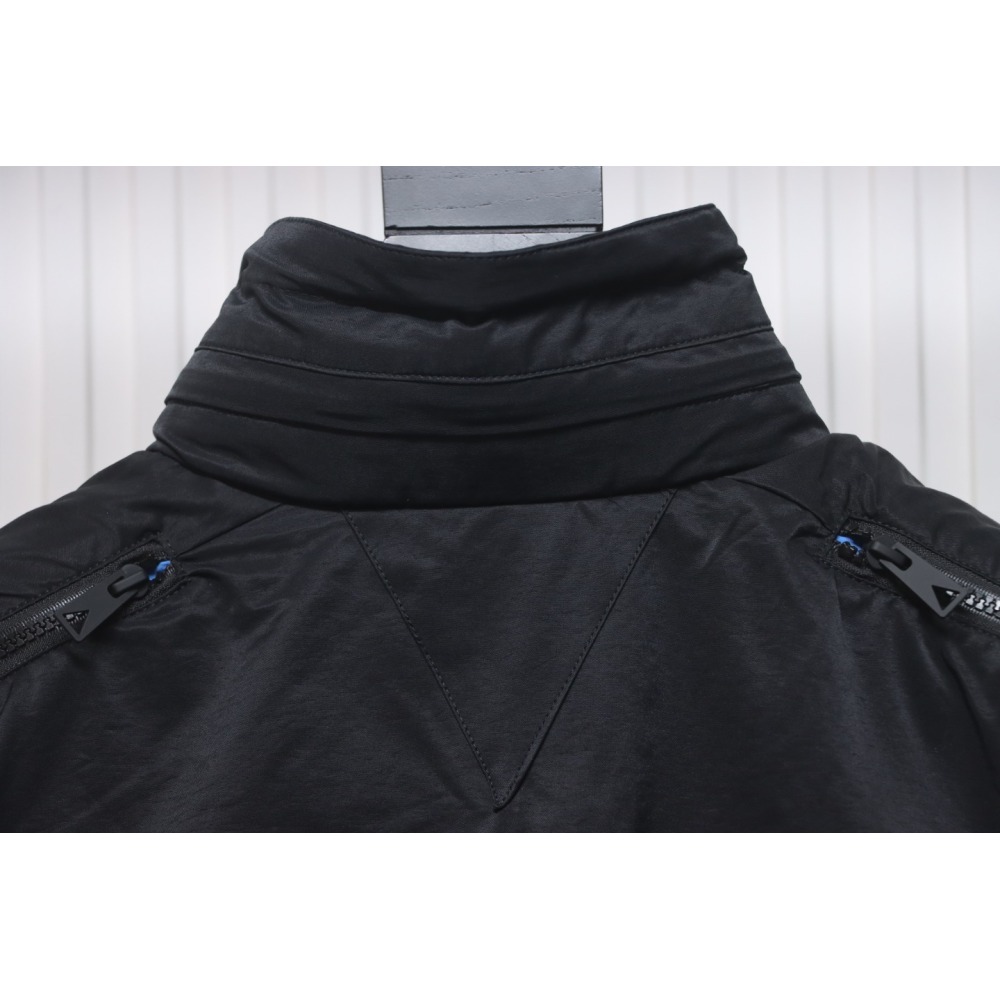 Bottega Veneta Blue Tracksuit with Stand-Up Collar