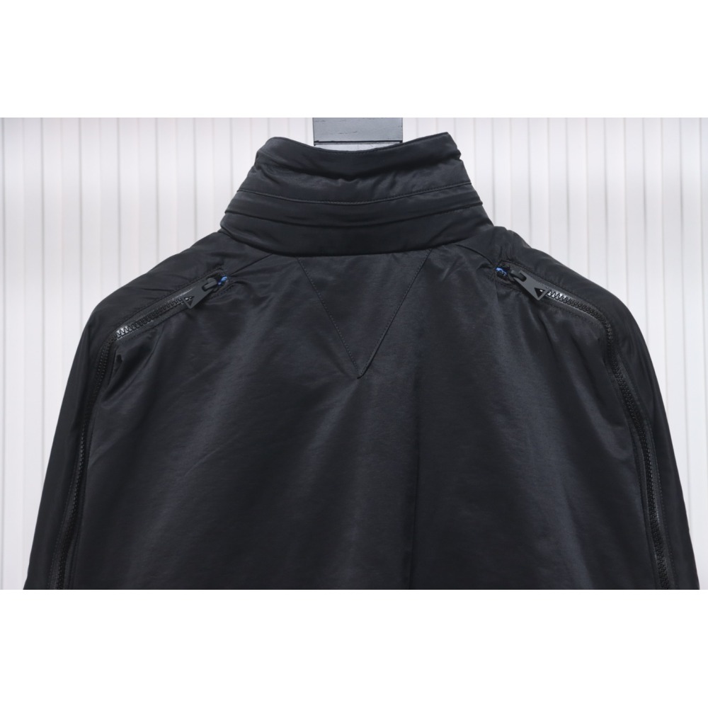 Bottega Veneta Blue Tracksuit with Stand-Up Collar