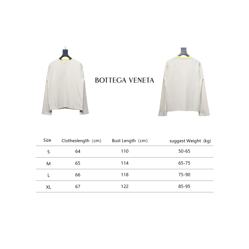 Bottega Veneta Patterned Collar Base Long sleeves Khaki