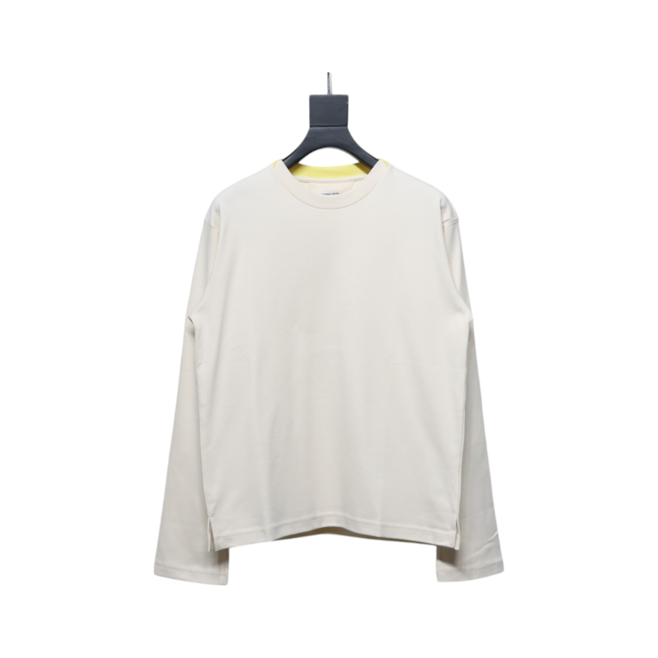 Bottega Veneta Patterned Collar Base Long sleeves Khaki