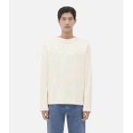 Bottega Veneta Patterned Collar Base Long sleeves Khaki