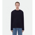 Bottega Veneta Patterned Collar Base Long Sleeves Black
