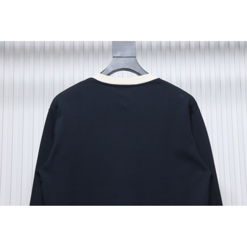 Bottega Veneta Patterned Collar Base Long Sleeves Black