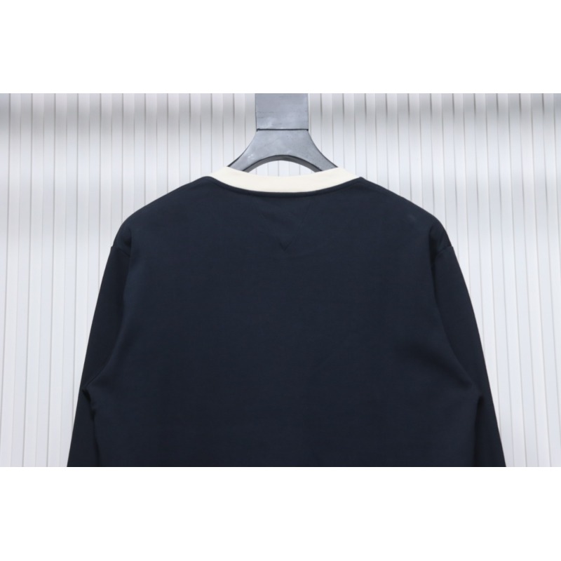 Bottega Veneta Patterned Collar Base Long Sleeves Black