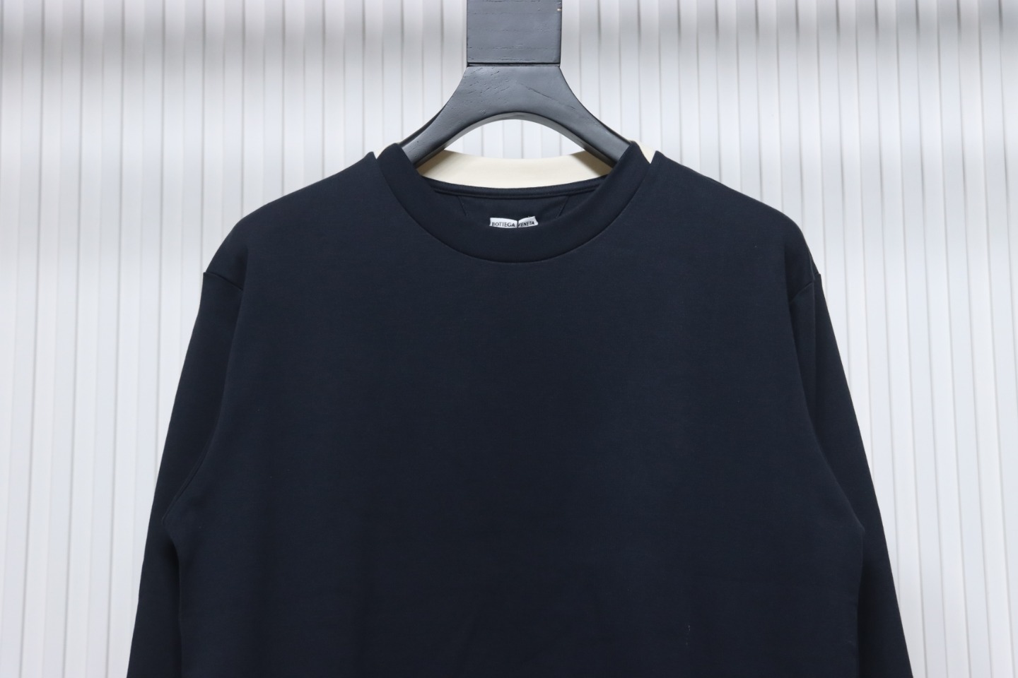 Bottega Veneta Patterned Collar Base Long Sleeves Black