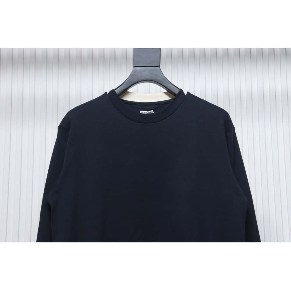 Bottega Veneta Patterned Collar Base Long Sleeves Black