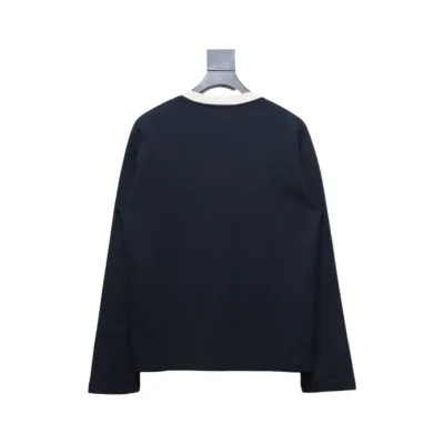 Bottega Veneta Patterned Collar Base Long Sleeves Black 02
