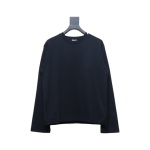 Bottega Veneta Patterned Collar Base Long Sleeves Black