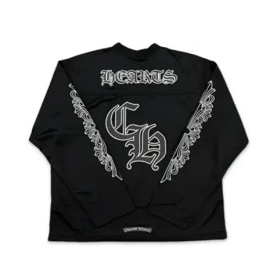 Chrome Hearts Long Sleeve Hockey Jersey Black 02