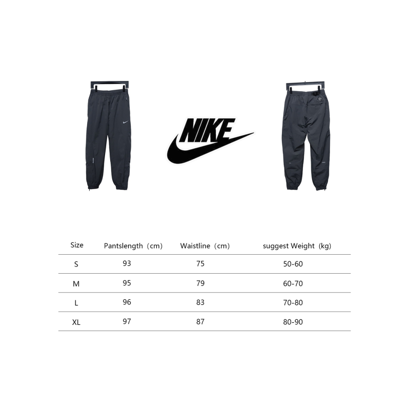Nike x Drake NOCTA Series Zippered Cuffed Track Pants Black