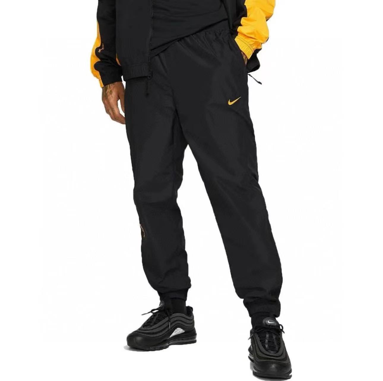 Nike x Drake NOCTA Series Zippered Cuffed Track Pants Black Gold
