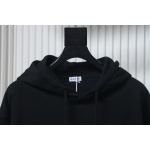 Burberry 25FW Warhorse Check Logo Embroidered Hoodie Black