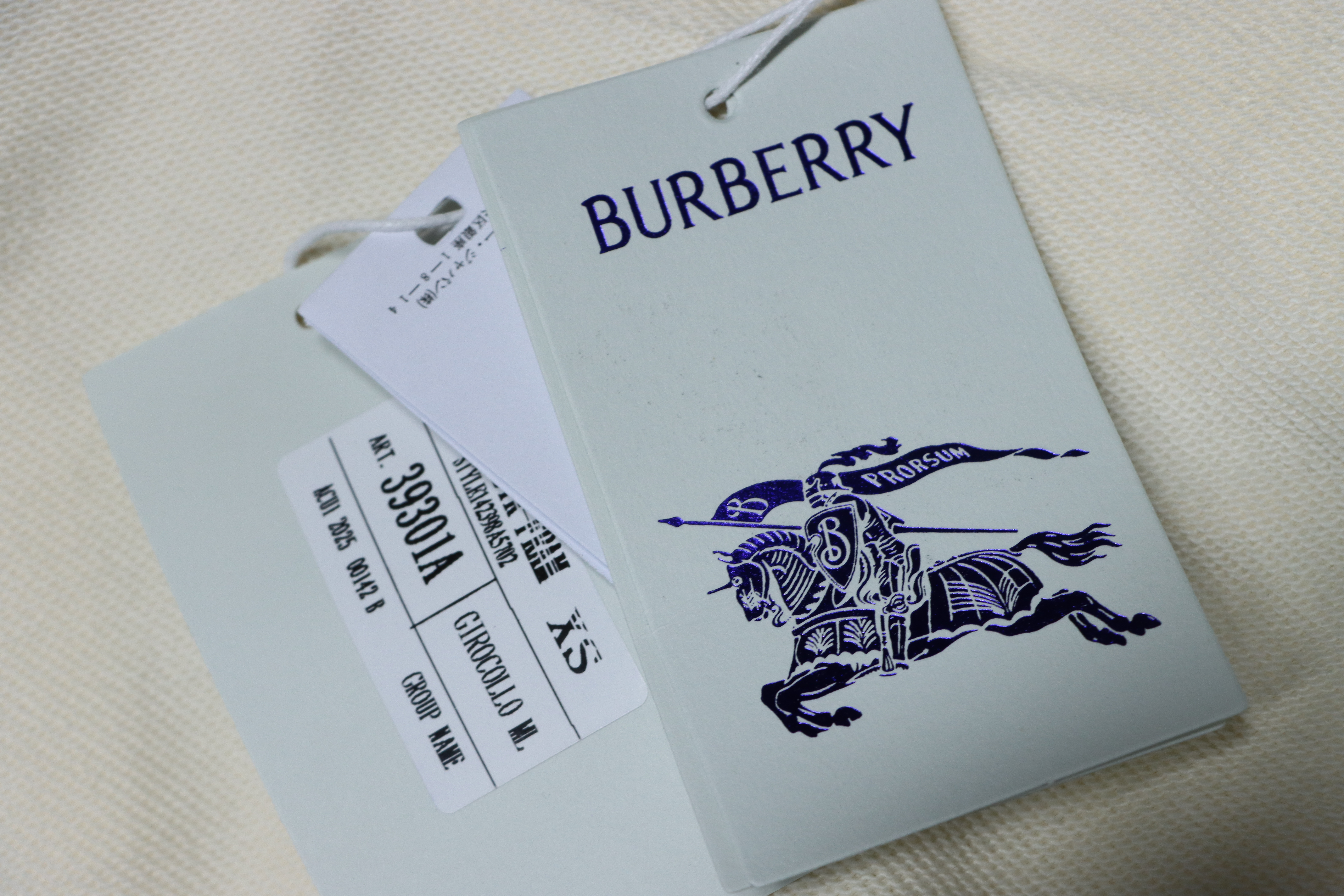 Burberry 25FW Warhorse Check Logo Embroidered Hoodie White