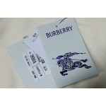 Burberry 25FW Warhorse Check Logo Embroidered Hoodie White