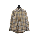 Burberry 25ss New Striped Shirt Brown