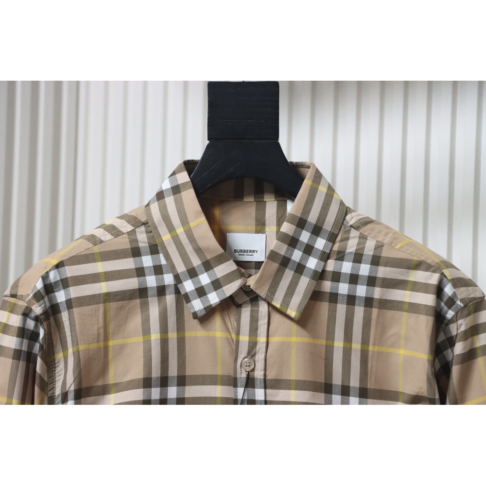 Burberry 25ss New Striped Shirt Brown