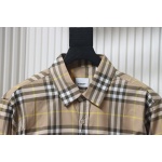 Burberry 25ss New Striped Shirt Brown