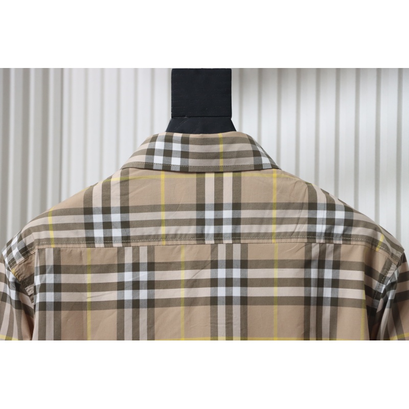 Burberry 25ss New Striped Shirt Brown