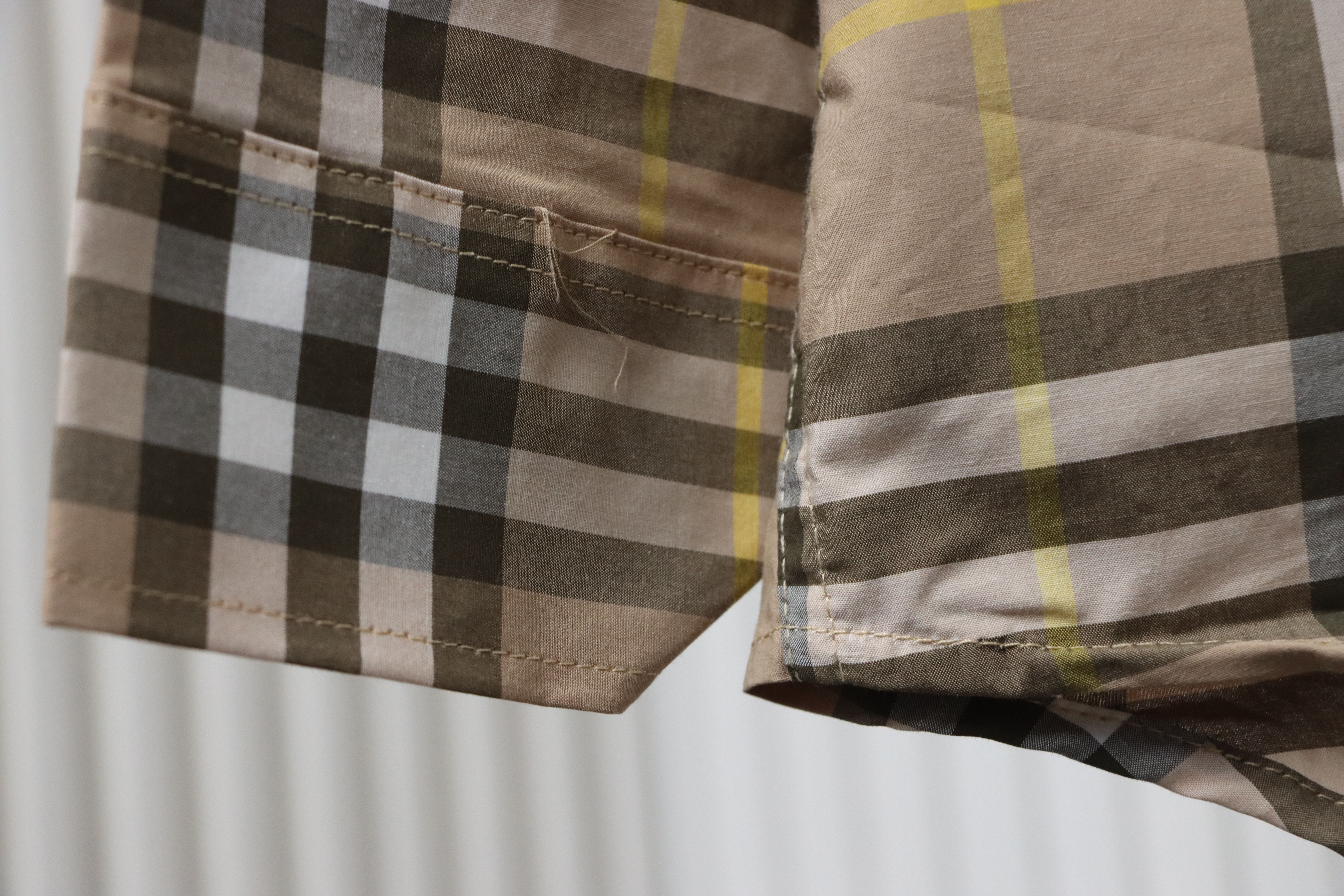 Burberry 25ss New Striped Shirt Brown