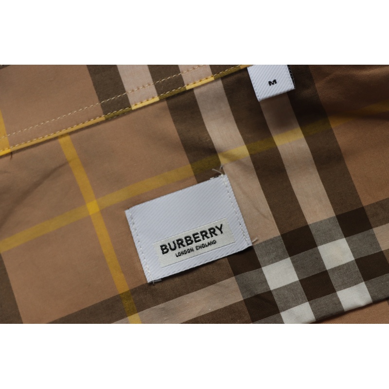 Burberry 25ss New Striped Shirt Brown