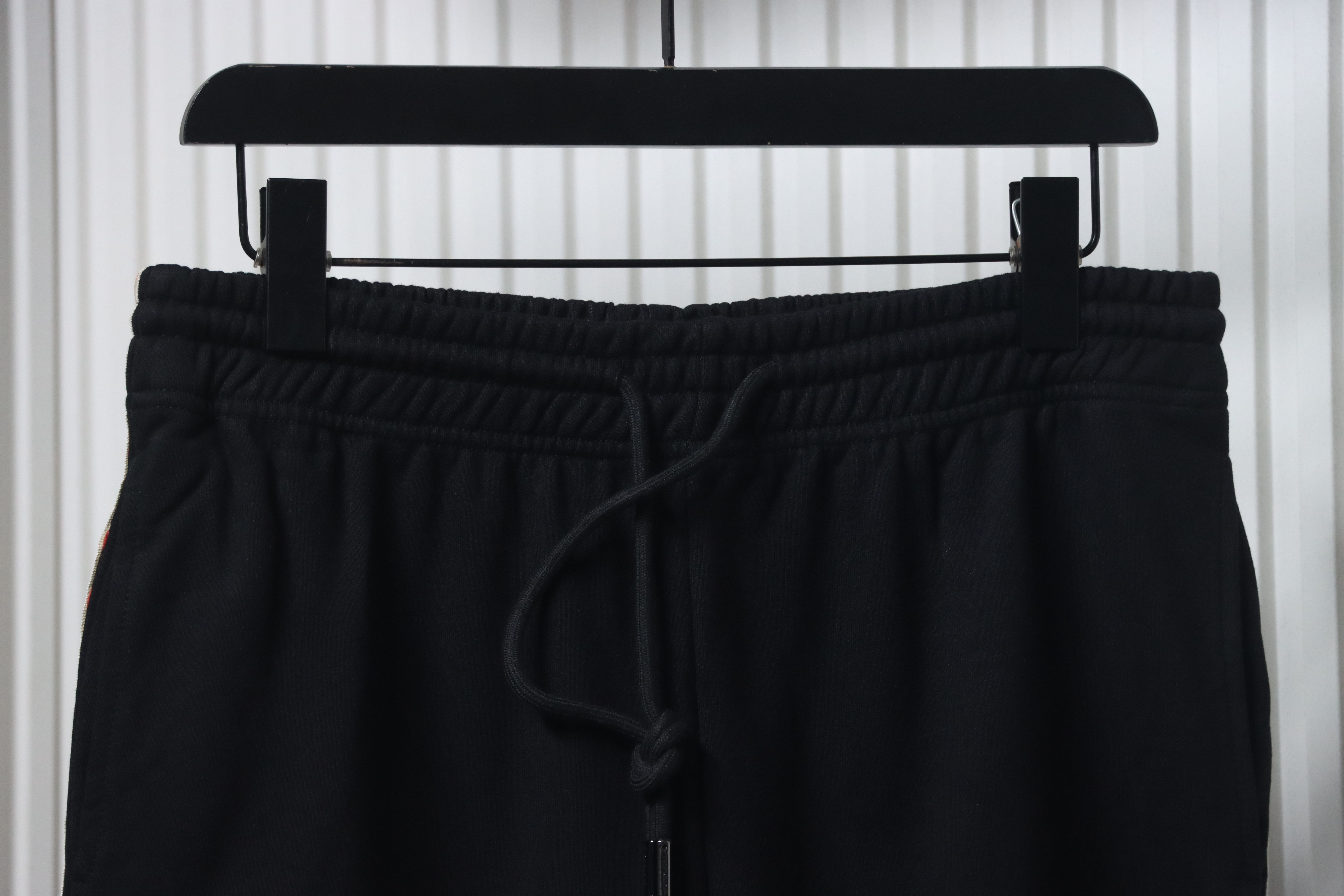 Burberry Diamond-patterned Webbing Pants Black