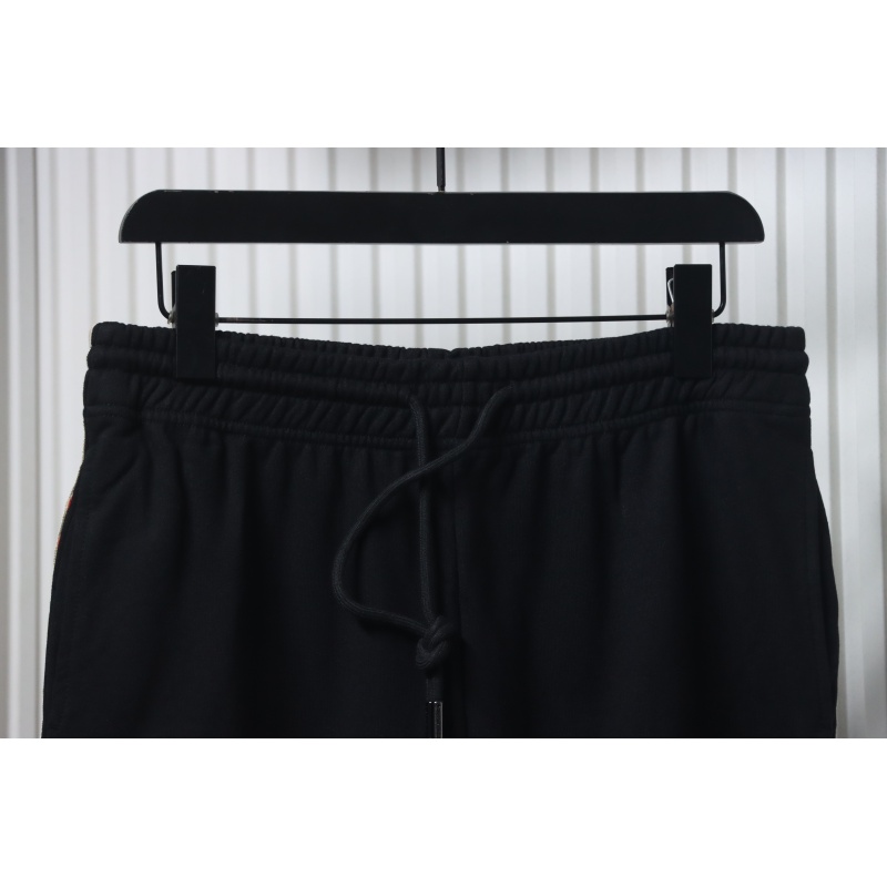 Burberry Diamond-patterned Webbing Pants Black
