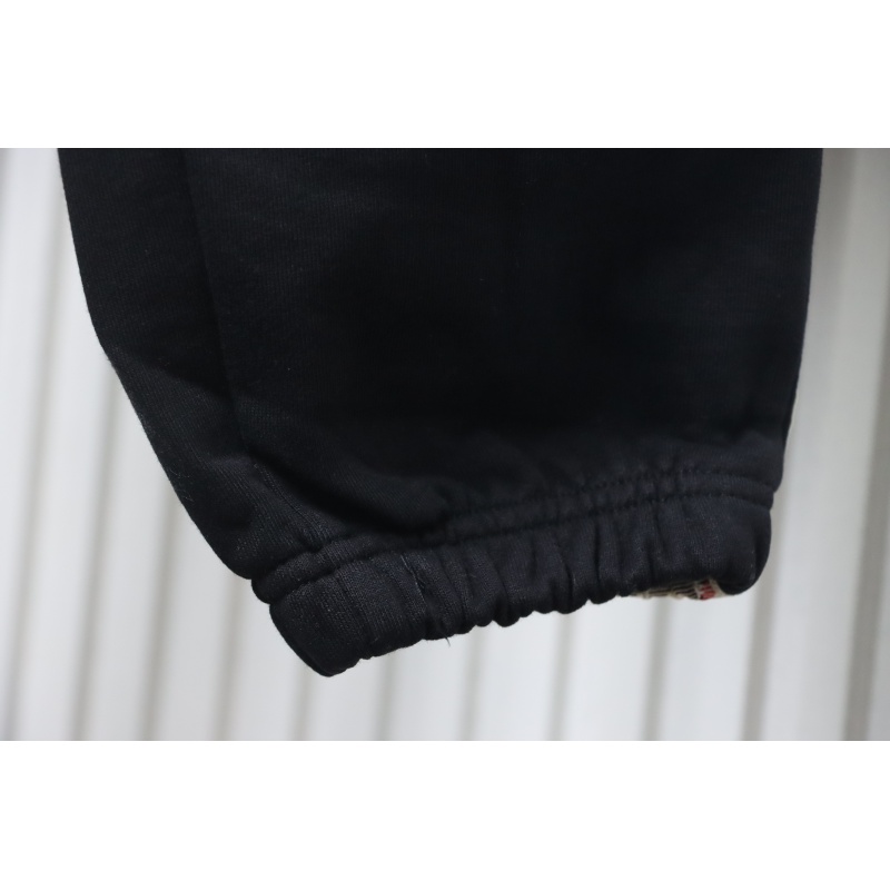 Burberry Diamond-patterned Webbing Pants Black