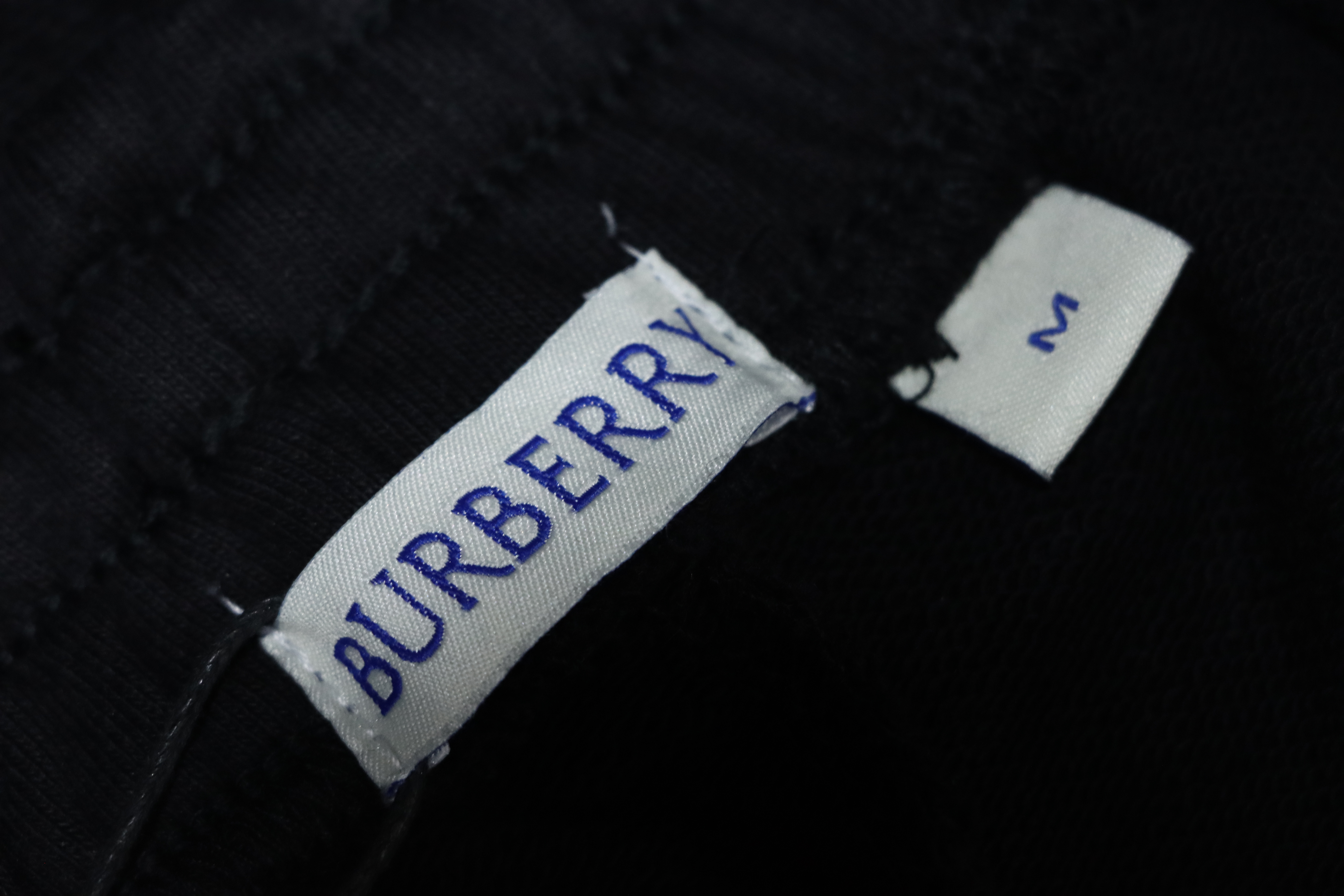 Burberry Diamond-patterned Webbing Pants Black