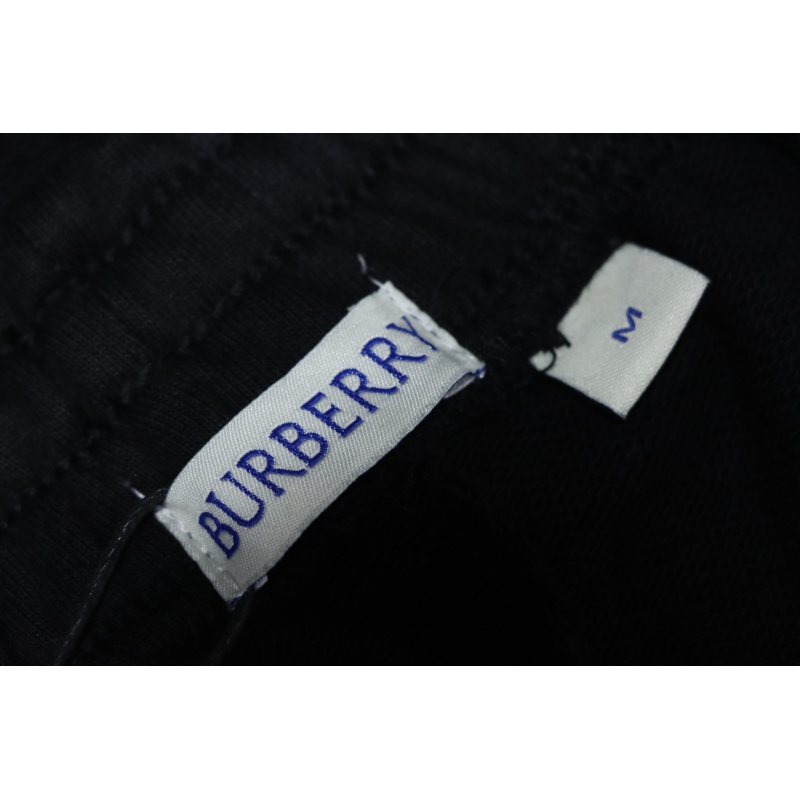 Burberry Diamond-patterned Webbing Pants Black