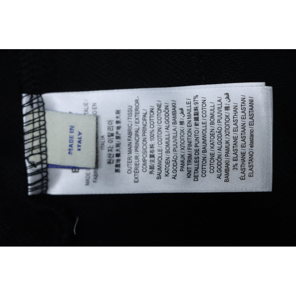 Burberry Diamond-patterned Webbing Pants Black