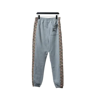 Burberry Diamond-patterned Webbing Pants Grey 02