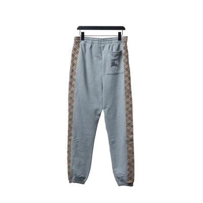 Burberry Diamond-patterned Webbing Pants Grey 02