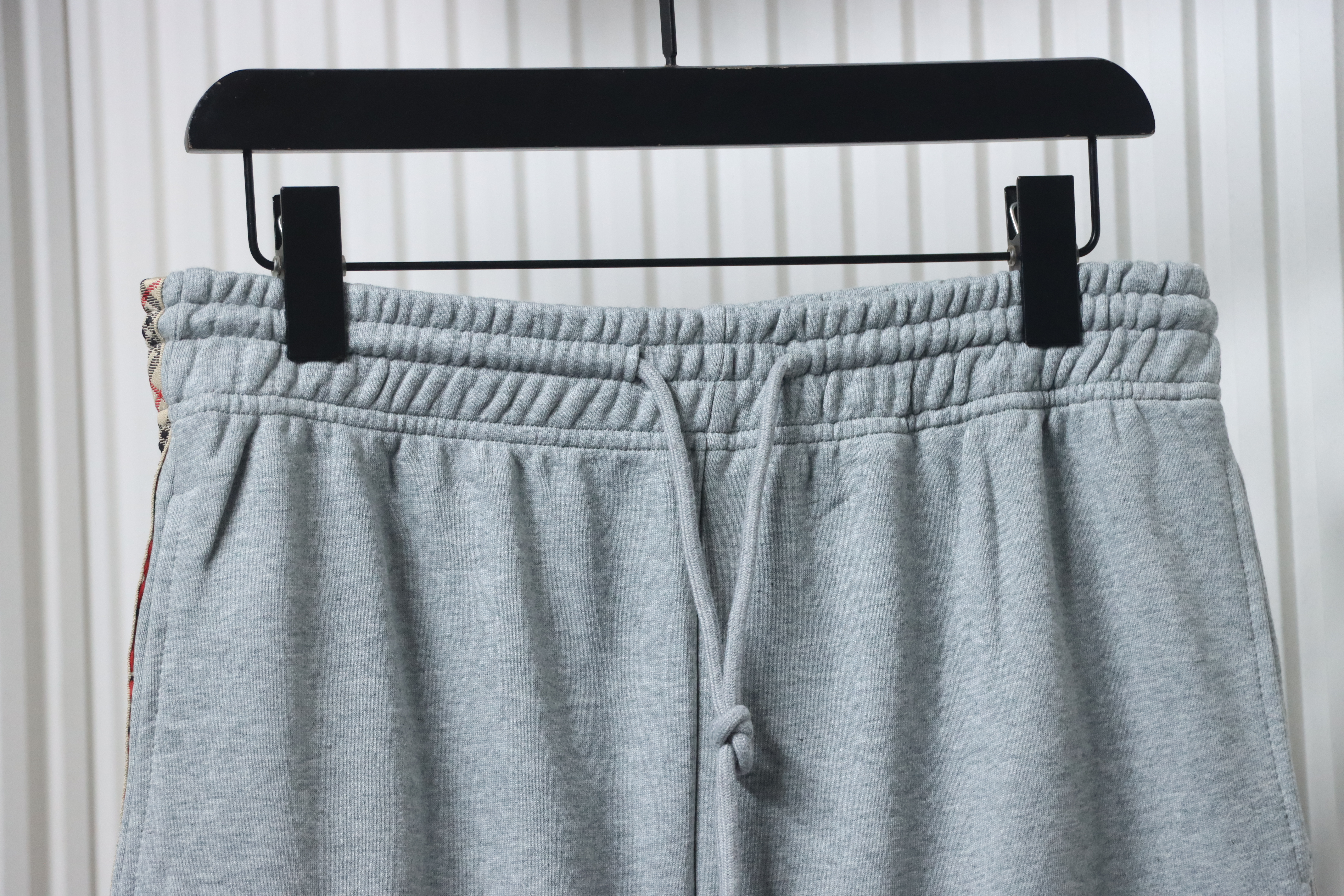 Burberry Diamond-patterned Webbing Pants Grey