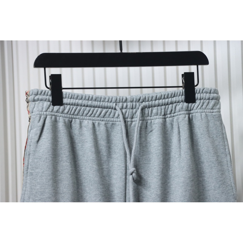 Burberry Diamond-patterned Webbing Pants Grey