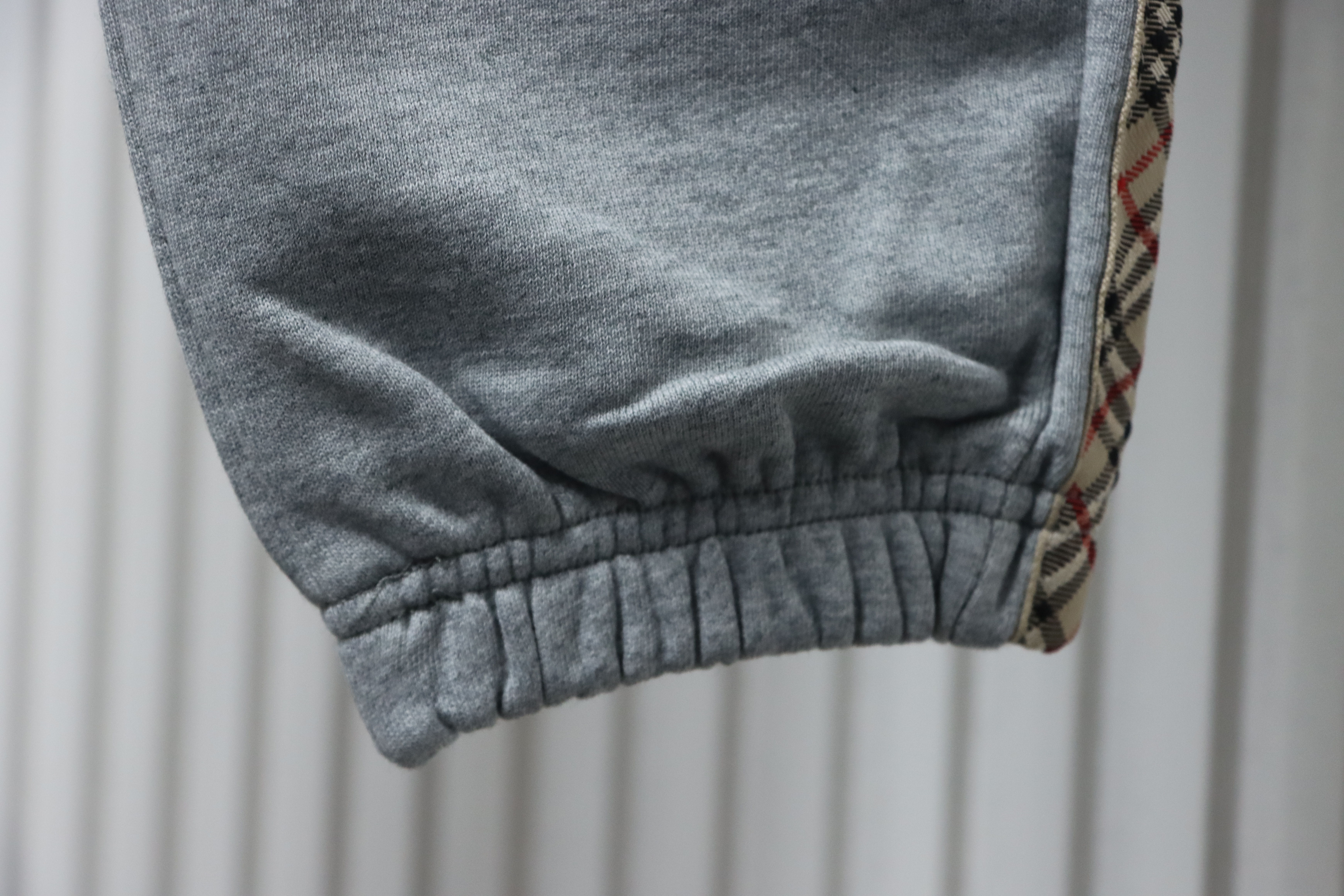 Burberry Diamond-patterned Webbing Pants Grey