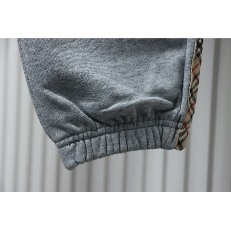 Burberry Diamond-patterned Webbing Pants Grey