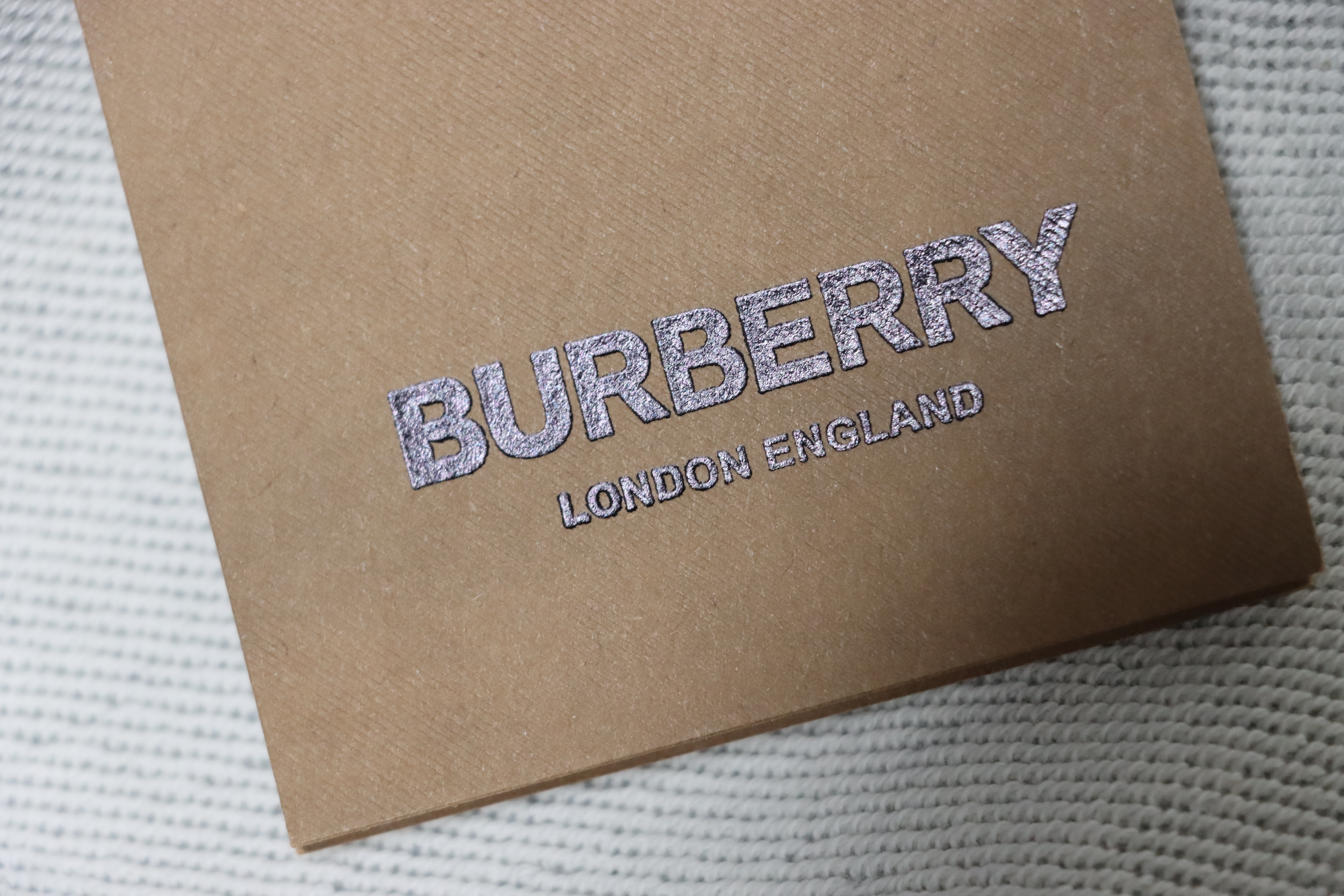 Burberry Logo Check Hooded Zip-Up Sweatshirt Grey