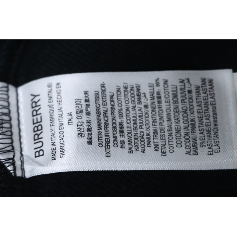 Burberry Plaid Panel Zip-Up Hooded Jacket Black