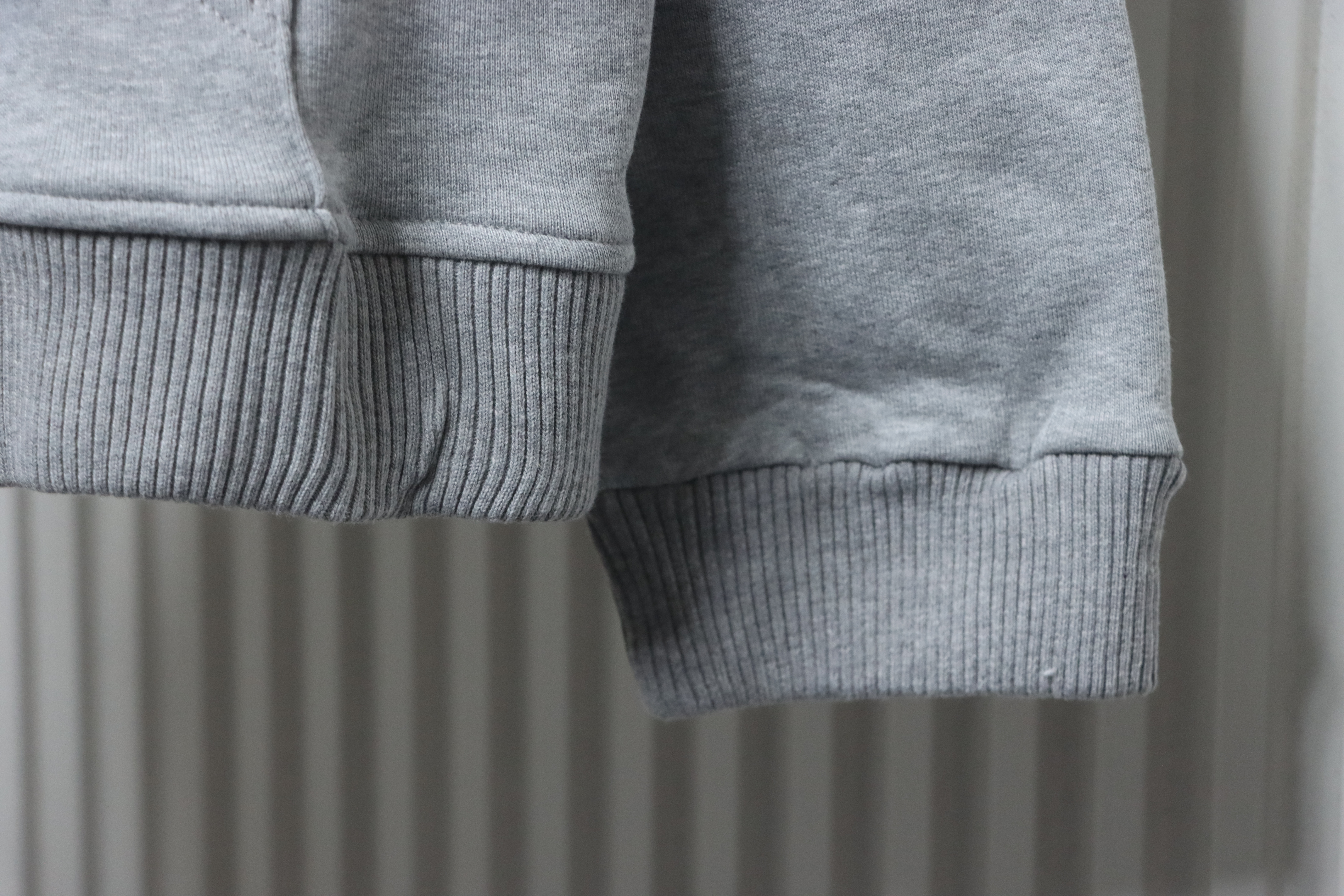 Burberry Plaid Panel Zip-Up Hooded Jacket Grey